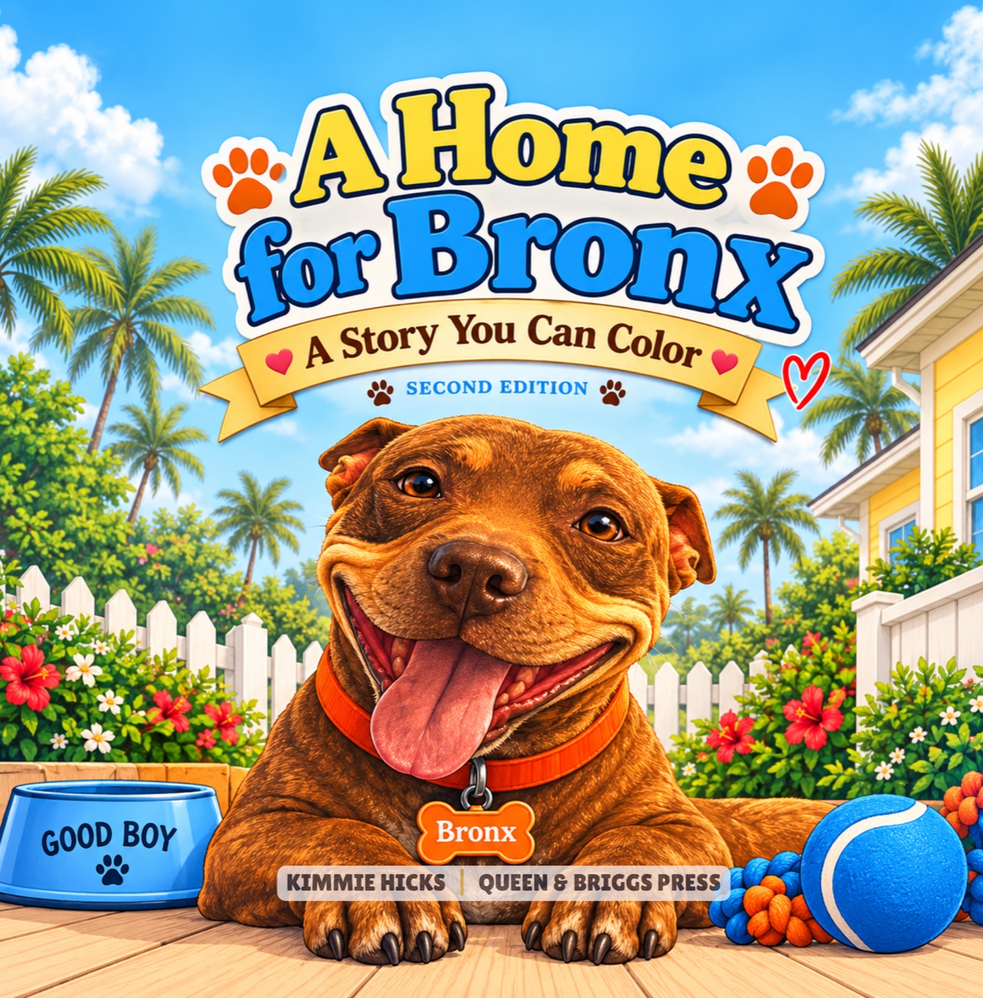 A Home for Bronx Second Edition coloring book cover