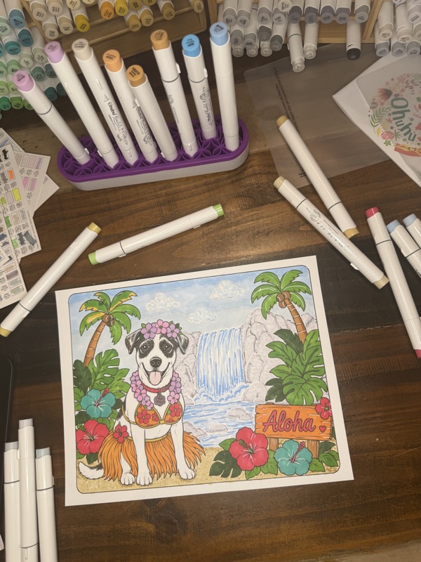 Community coloring — Color With The Pack Exclusive
